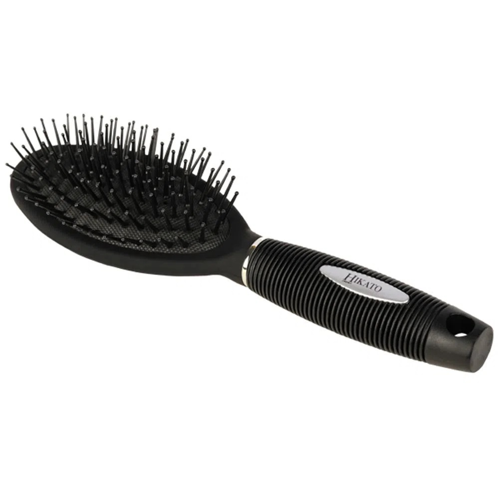 Cepillo Hikato Ovalado Negro Hairbrush