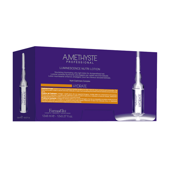 Loción Amethyste Luminsese Nutri 12un de 8ml Farmavita
