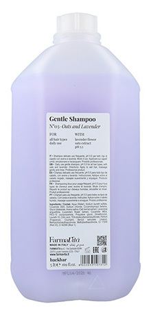 Back Bar Gentle Shampoo - Oats And Lavender 5000ml