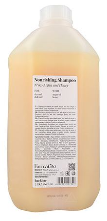 Back Bar Nourising Shampoo- Argán And Honey 5000ml